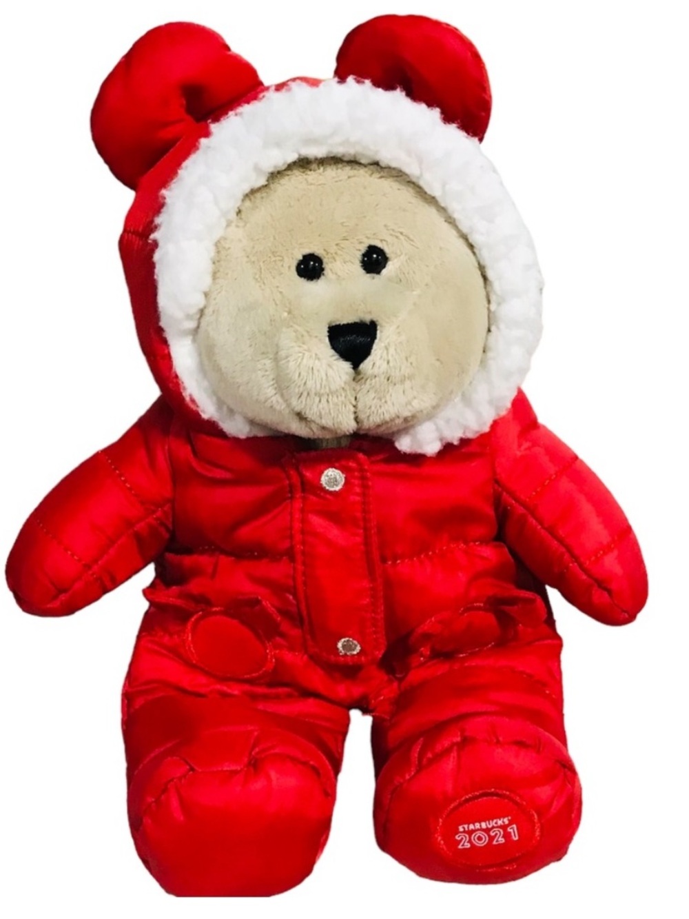 Starbucks Bearista Bear Christmas Bear Limited Edition Plush Stuffed Coffee